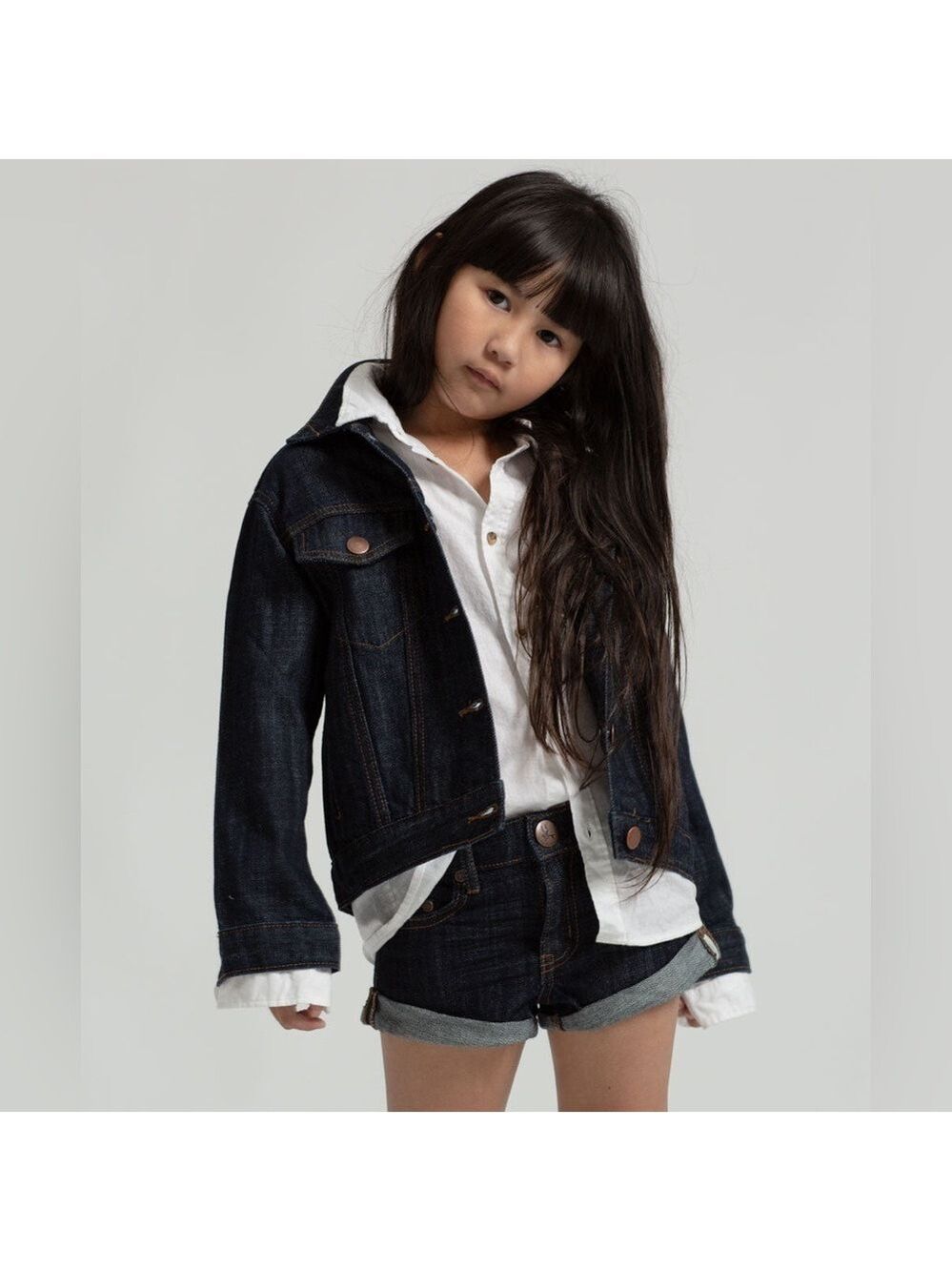 One Teaspoon Organic Raw Bandit Trucker Jacket kids size 9-10 - NWT